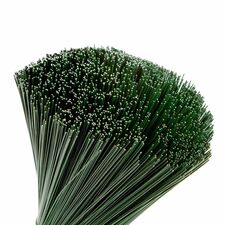 Floralcraft florist stub wire bundles including green enamel galvanised and blue annealed stub wire for wreath making and floristry